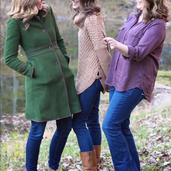 J. Crew Jackets & Blazers - Green J Crew Dress Coat